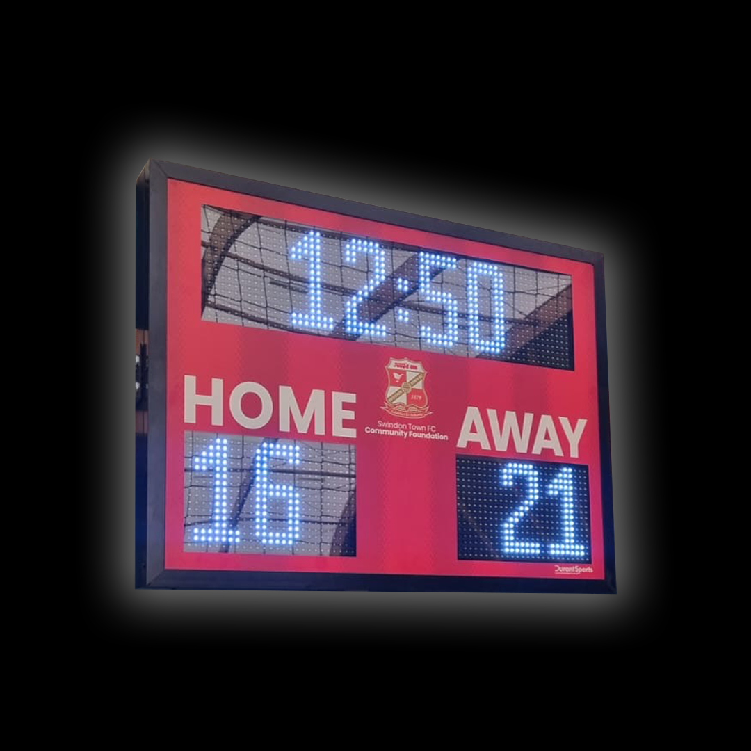 HOME/AWAY/TIME Indoor Scoreboard