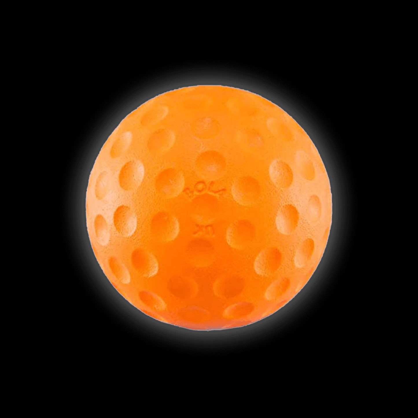 Bola Bowling Machine Balls, orange practice ball designed for high bounce and back foot shot practice.