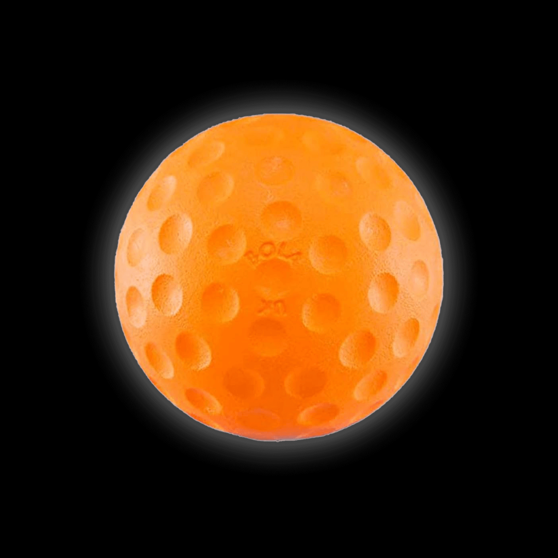 Bola Bowling Machine Balls, orange practice ball designed for high bounce and back foot shot practice.