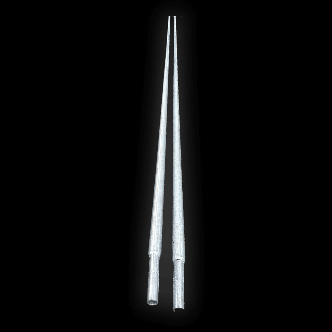 Mobile Cover Long Ridge Pole, image of long ridge poles used with mobile covers.