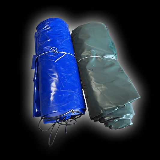 Replacement Cover Top in blue and green colors, suitable for various cricket units and made of heavyweight material.